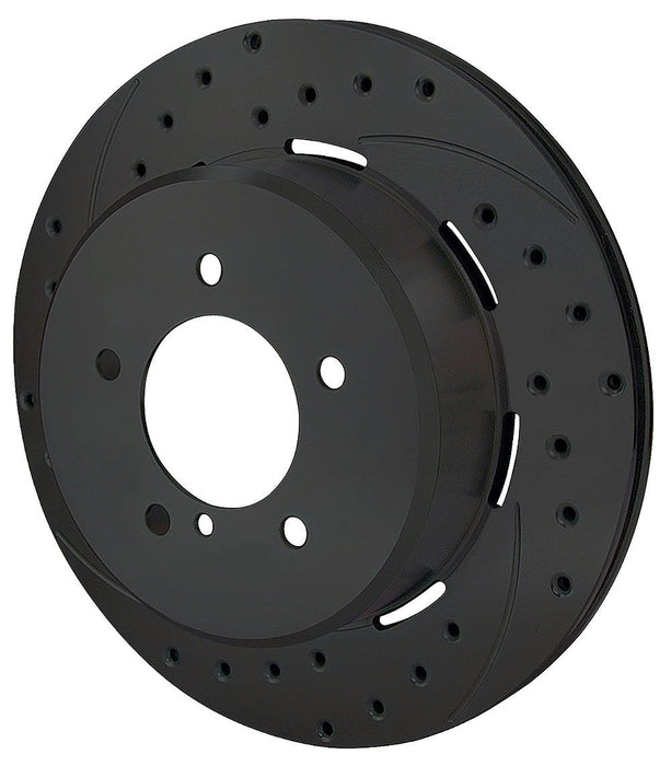 SRP Drilled Rotor 12.19", R/H 2.31" OS, .81" Thick, 5 x 4.75" PCD WB160-8744-BK