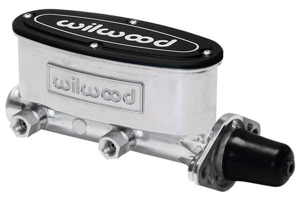 1" Aluminium Tandem Chamber Master Cylinder without Push Rod - Bright WB260-8555