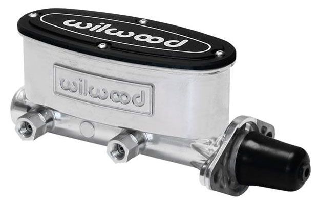 1-1/8" Aluminium Tandem Chamber Master Cylinder without Push Rod - Bright WB260-