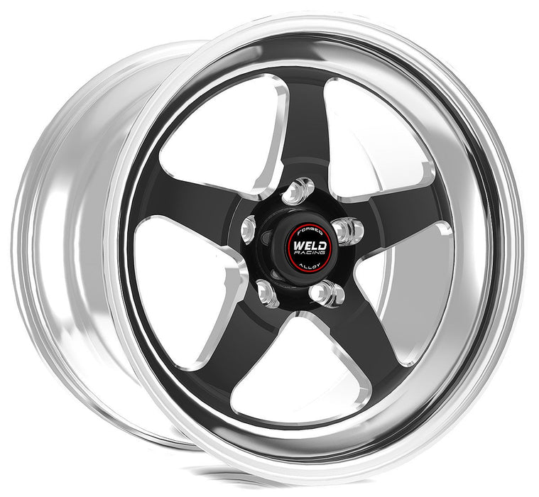 RT-S S71 15 x 10" Wheel, Polished with Black Center