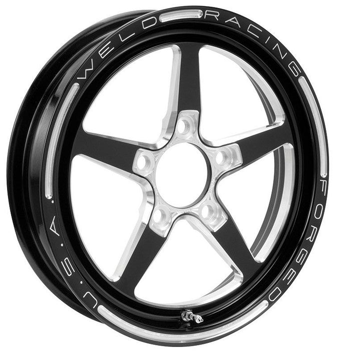 AlumaStar 2.0 1-Piece 15 x 3.5" Wheel - Black Finish WE788B-15202