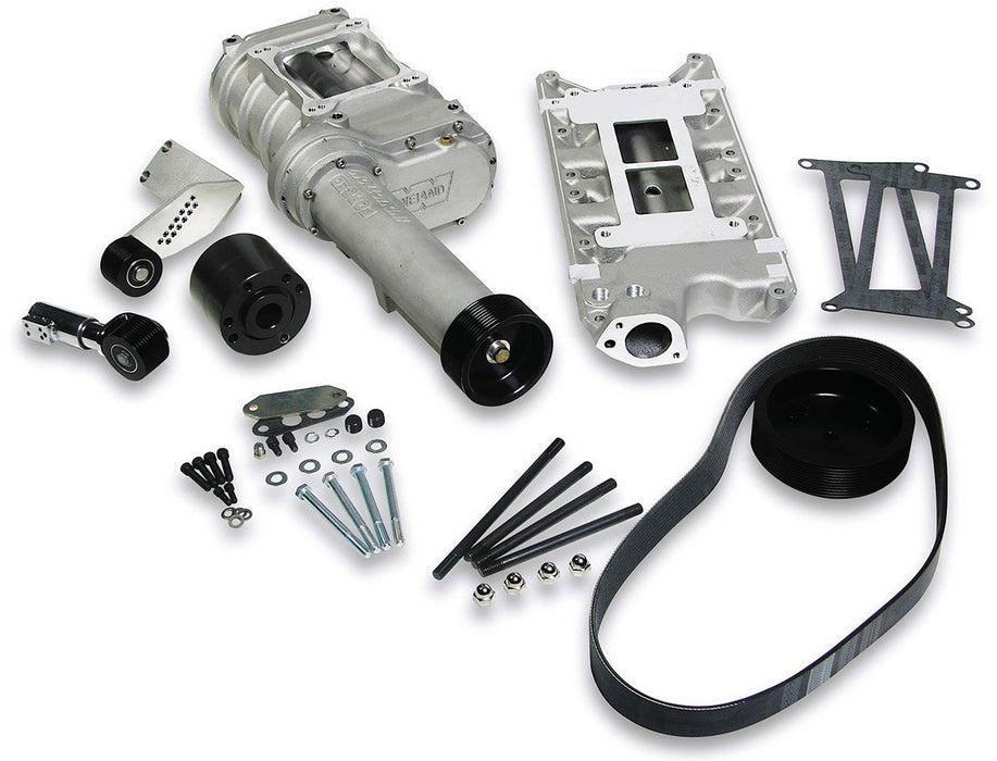 Weiand SB Ford 174 Pro-Street Supercharger Kit Satin Finish