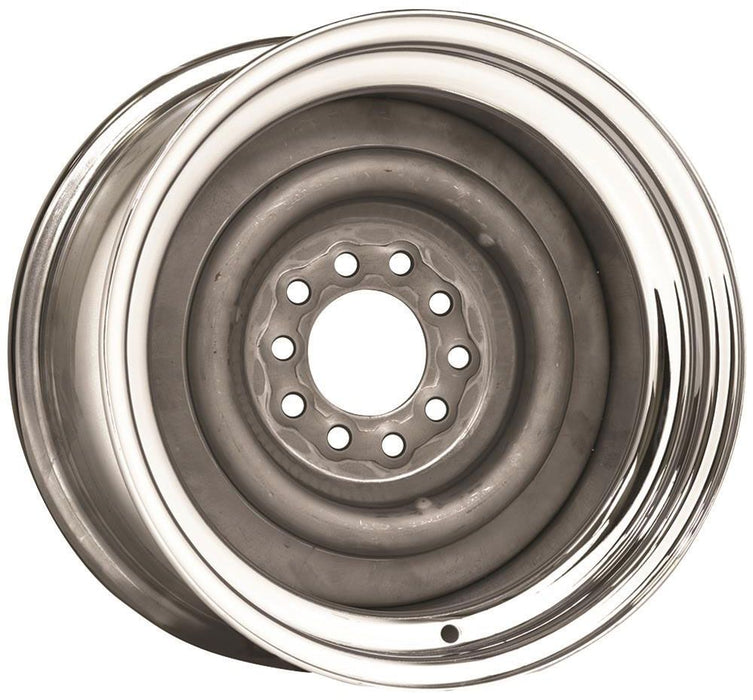 Chrome Outer, Grey Primer Center Smoothie Steel Rim 15 x 10" WV13-5012042