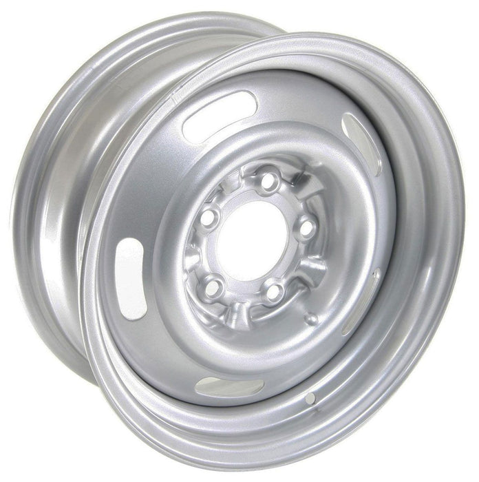 Silver Corvette Style Rallye Rim 15 x 6" WV30-563404