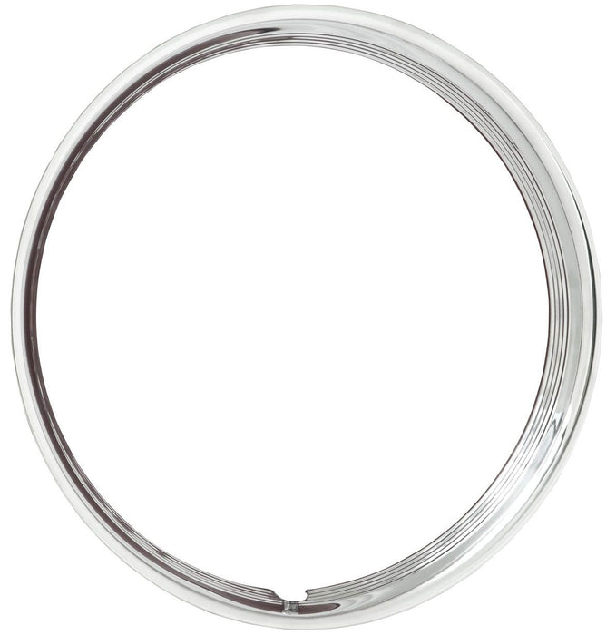 Stainless 16" Ribbed Hot Rod Style Trim Ring WV3006-16