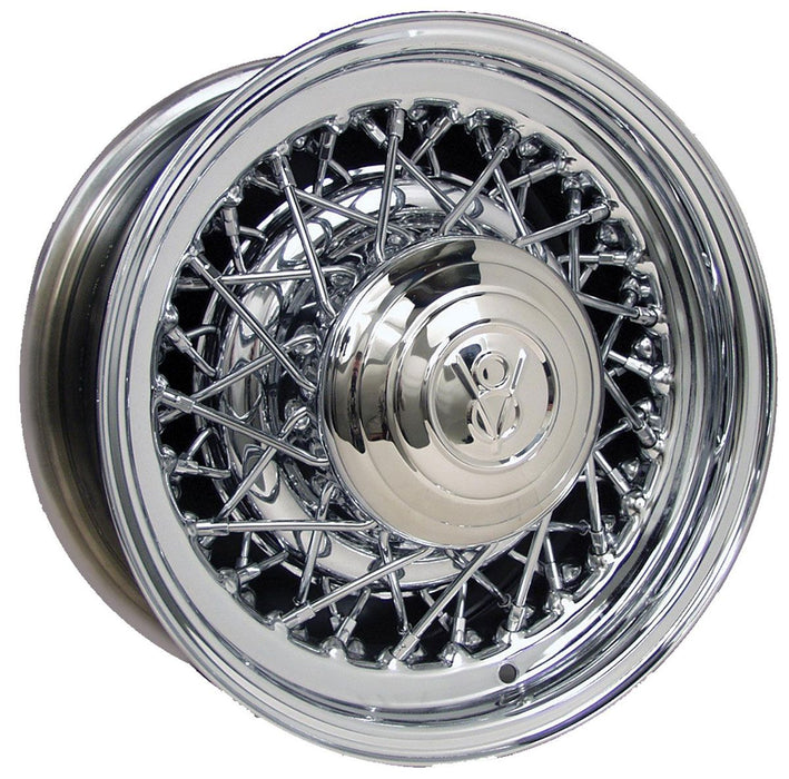 Chrome Street Rod Wire Rim 15 x 6" WV73-561203