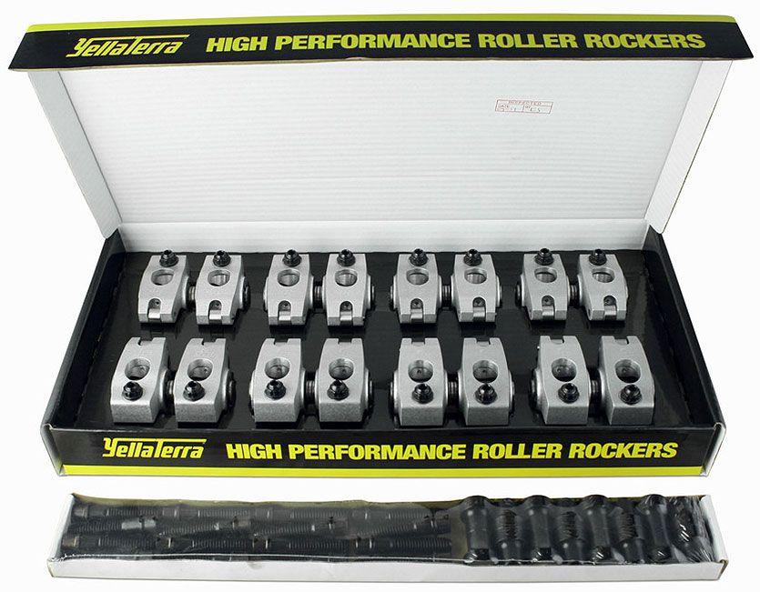 Platinum Roller Rocker Set 1.65/1.55 Ratio (7/16" Mount, Twin Shaft Adjustable)