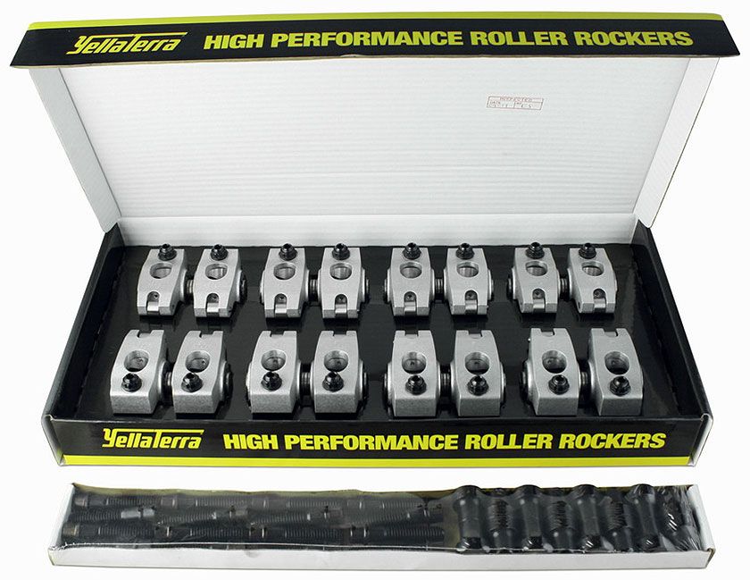 Platinum Roller Rocker Set 1.65/1.55 Ratio (7/16" Mount, Twin Shaft Adjustable)