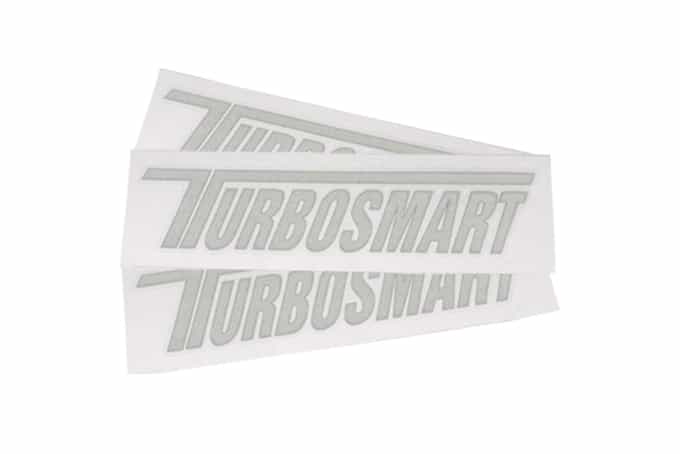 TS Car Decal - White 200mm x 45mm