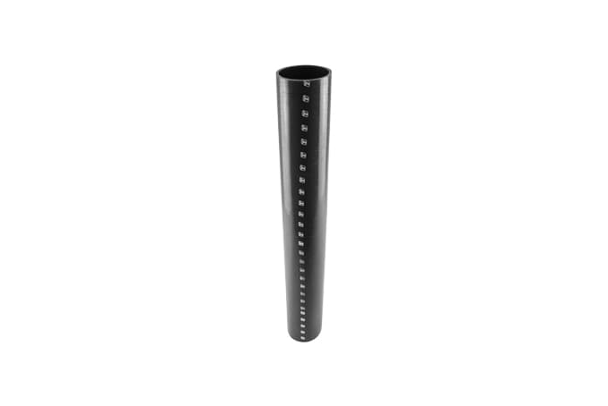 Straight 3.00" x 610mm BLACK