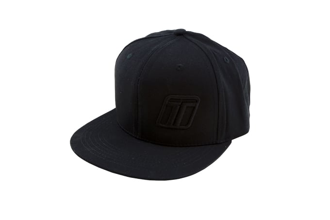 TS Hat T Logo Black