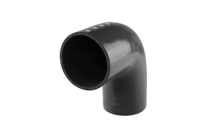 90 Elbow 3.50" BLACK