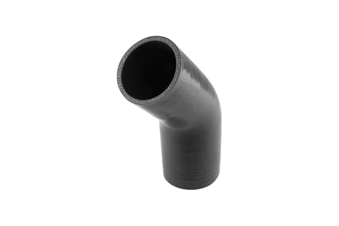 45 Reducer Elbow 2.50"-2.75" Black